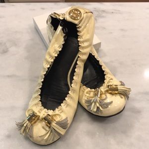 Tory Burch patent leather ballet flats size 7